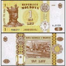 Moldova Moldávia P-8g Fe 1 Leu 2006