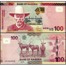 Namíbia P-14b Fe 100 Namibia Dollars 2018 Hendrik Witbooi