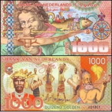Nederlands Ceylon 1.000 Gulden 2016 Fe Polímero Fantasia