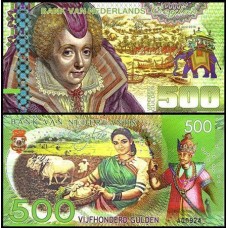 Nederlands Ceylon 500 Gulden 2016 Fe Polímero Fantasia