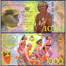 Nederlands Guinea 1.000 Gulden 2016 Fe Polímero Fantasia