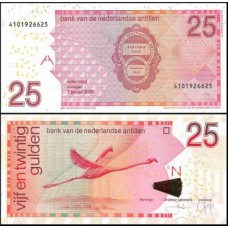 Netherlands Antilles Antilhas Holandesas P-29d Fe 25 Gulden 2006