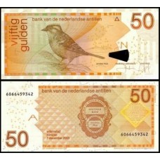 Netherlands Antilles Antilhas Holandesas P-30c Fe 50 Gulden 2003