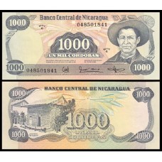 Nicarágua P-145 Fe 1.000 Córdobas L.1985 (1987)