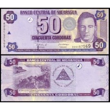 Nicarágua P-193 Fe 50 Córdobas 2002