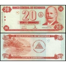 Nicarágua P-197 Fe 20 Córdobas 2006