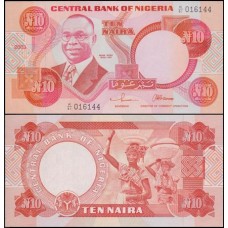 Nigéria P-25g.1 Fe 10 Naira 2003