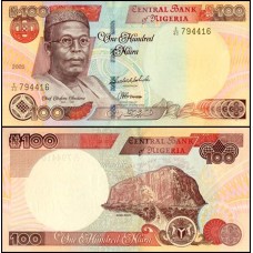 Nigéria P-28e Fe 100 Naira 2005