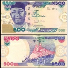 Nigéria P-30s Fe 500 Naira 2020 Benjamin Azikiwe 