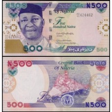 Nigéria P-30t.2 Fe 500 Naira 2021 Benjamin Azikiwe