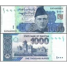Pakistan Paquistão P-50p Fe 1.000 Rupees 2021