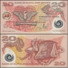 Papua Nova Guiné P-27 Fe 20 Kina 2004 Comemorativa