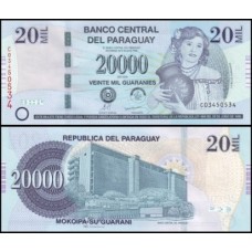 Paraguay Paraguai P-230b Fe 20.000 Guaranies 2009 Paraguay Paraguai P-230b Fe 20.000 Guaranies 2009