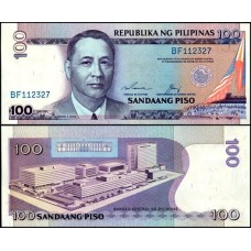 Philippines Filipinas P-172f Fe 100 Piso ND (1986-94) Manuel Roxas