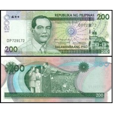 Philippines Filipinas P-195a Fe 200 Piso 2004