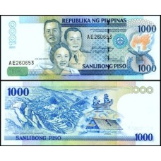 Philippines Filipinas P-197a.1 Fe 1.000 Piso 2001