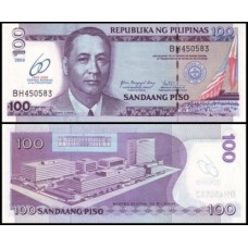 Philippines Filipinas P-202 Fe 100 Piso 2009 Comemorativa