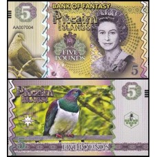Pitcairn Islands 2018 5 Pounds Fe Rainha Fantasia