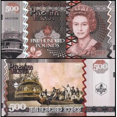 Pitcairn Islands 2018 500 Pounds Fe Rainha Fantasia