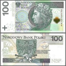 Poland Polônia P-186b Fe 100 Zlotych 2018/2019 Ladislau II 