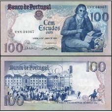 Portugal P-178e.4 Fe 100 Escudos 1985 Bocage