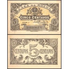 Portugal P-99 S/Fe 5 Centavos 1918