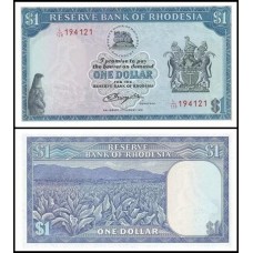 Rhodesia Rodésia P-38 Fe 1 Dollar 1979