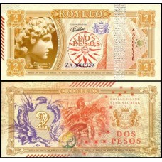 Royllo Island 2 Pesos 2018 Fe Alexandre III Fantasia