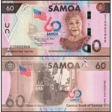Samoa P-46 Fe 60 Tala 2023 Comemorativa 