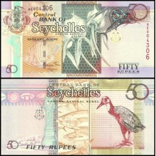 Seychelles Ilhas Seicheles P-43a Fe 50 Rupees 2011