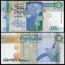 Seychelles Ilhas Seicheles P-36b Fe 10 Rupees ND (1998-2008)