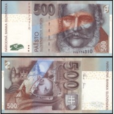 Slovakia Eslováquia P-46a Fe 500 Korun 2006 Ľudovít Štúr