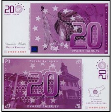 Slovenia Eslovênia 20 Talarjev 2007 Fe Fantasia
