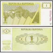 Slovenia Eslovênia P-1a Fe 1 Tolar 1990