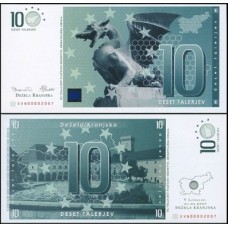 Slovenia Eslovênia 10 Talarjev 2007 Fe Fantasia