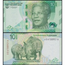 South Africa África do Sul P-148a Fe 10 Rand 2023 Mandela