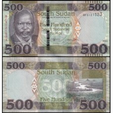 Sudan South Sudão do Sul P-16c Fe 500 Pounds 2021