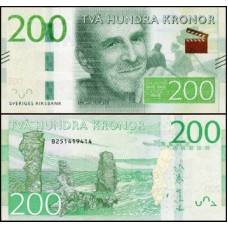 Sweden Suécia P-72a Fe 200 Kronor 2014/15 Ingmar Bergman