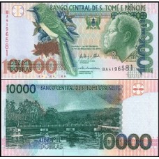 Saint Thomas & Prince São Tomé e Príncipe P-66d Fe 10.000 Dobras 2013