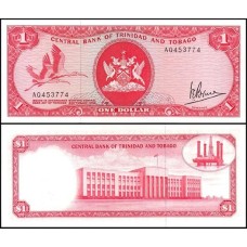 Trinidad & Tobago P-30a Fe 1 Dollar L.1964 (1977)