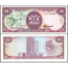 Trinidad & Tobago P-39c Fe 20 Dollars ND (1985)