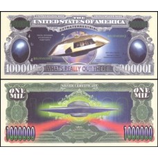 Usa Estados Unidos Md-149 Fe 1 Milhão de Dollars Fantasia UFO Extraterres