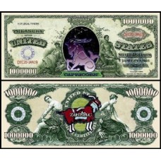 Usa Estados Unidos Md-55 Fe 1 Milhão de Dollars Fantasia Zodíaco Capricórnio