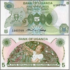 Uganda P-15 Fe 5 Shillings 1982