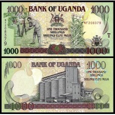 Uganda P-39Aa Fe 1.000 Shillings 2001