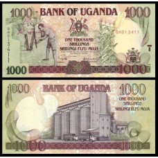Uganda P-39Ab Fe 1.000 Shillings 2003