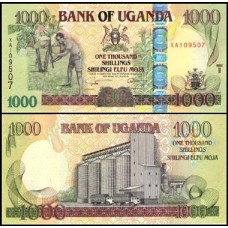 Uganda P-43b Fe 1.000 Shillings 2007