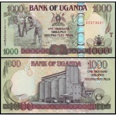 Uganda P-43d Fe 1.000 Shillings 2009