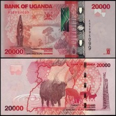 Uganda P-53b Fe 20.000 Shillings 2013