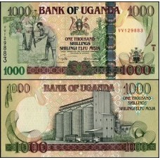 Uganda P-43a Fe 1.000 Shillings 2005